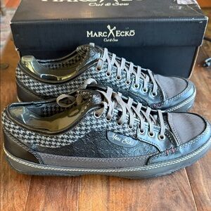 Marc Ecko Vintage Wheller Men's Low-Top Sneakers in Black and Grey NWT